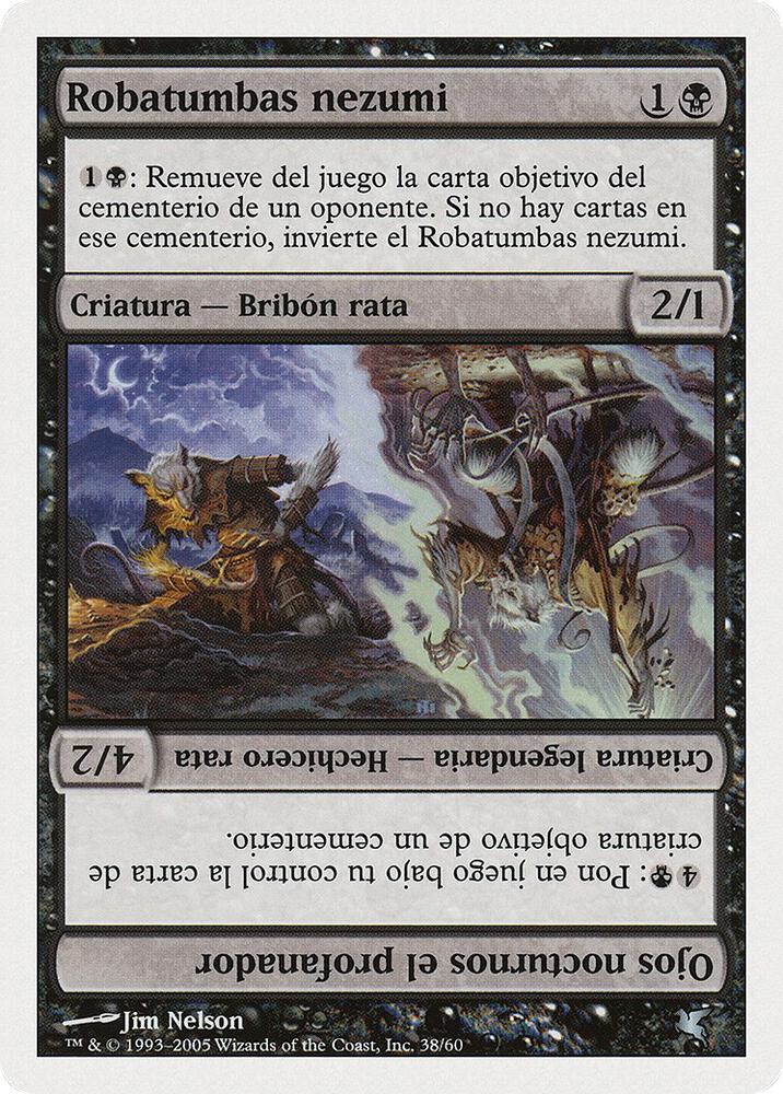 Nezumi Graverobber // Nighteyes the Desecrator (Spanish) - "Robatumbas nezumi" (A38) (A38) (PSAL)
