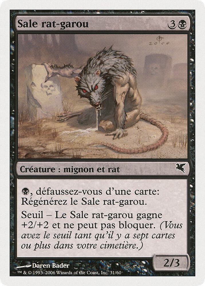 Dirty Wererat (French) - "Sale rat-garou" (A31) (A31) (PSAL)