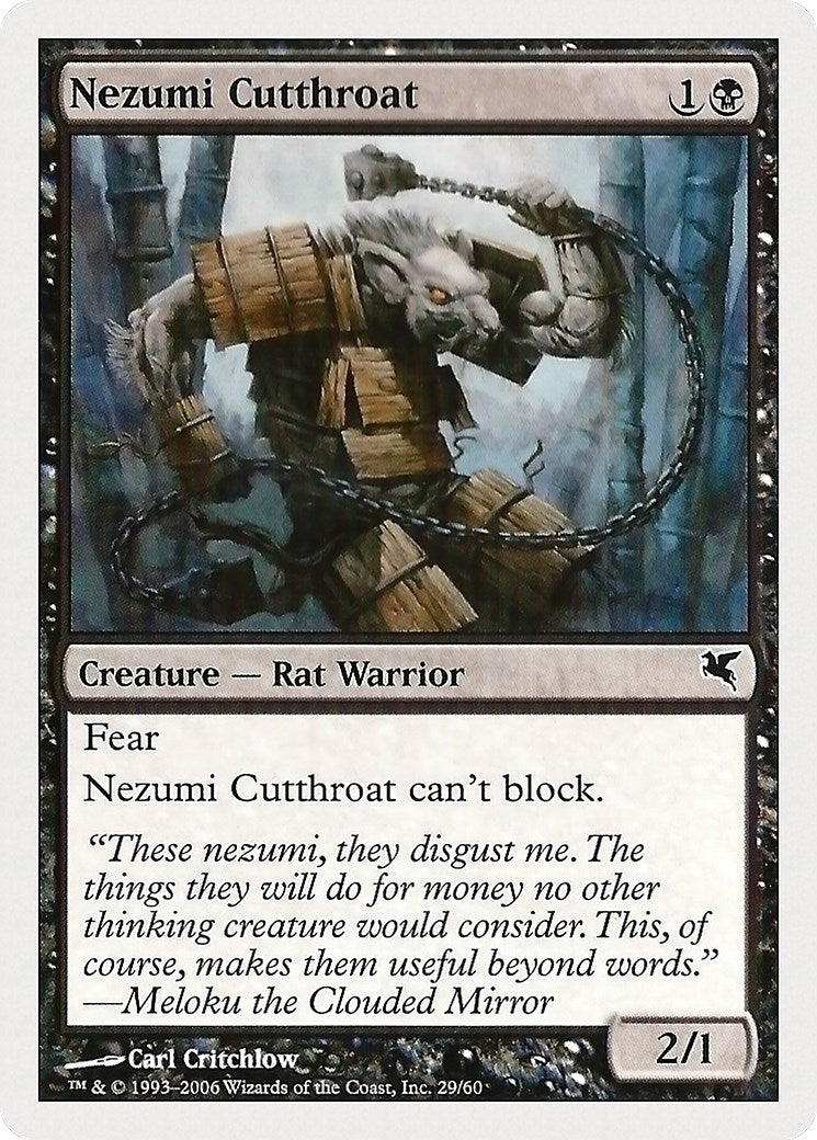 Nezumi Cutthroat (29) (29) (PSAL)