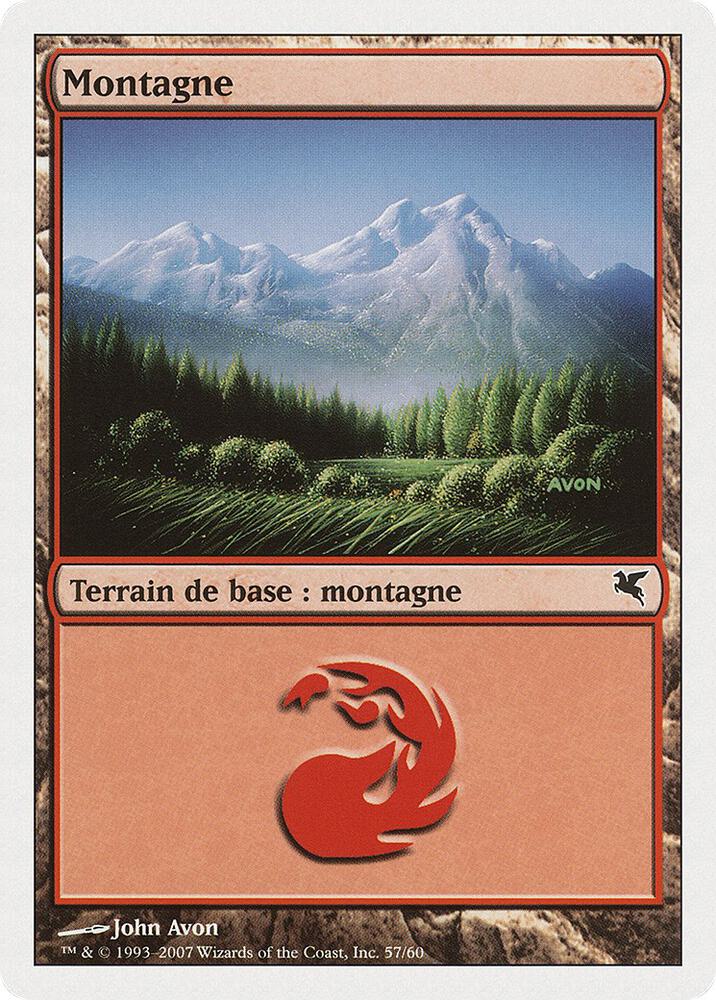 Mountain (French) - "Montagne" (I57) (I57) (PSAL)