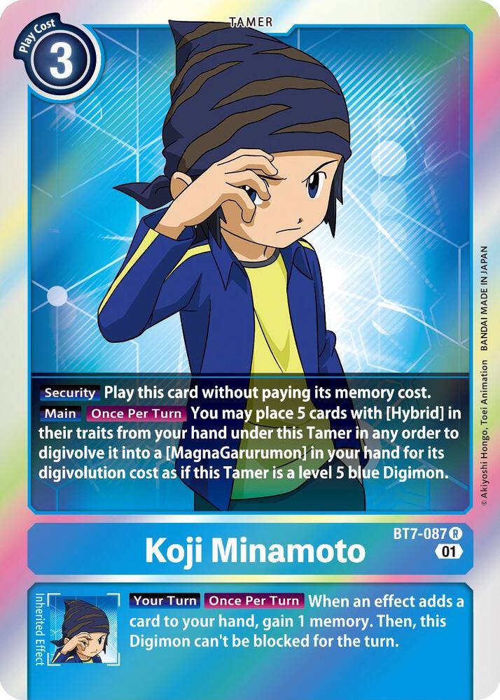 Koji Minamoto (BT7-087 R) (BT-07)