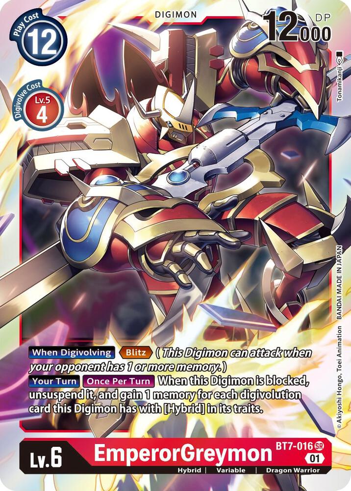 EmperorGreymon (BT7-016 SR) (BT-07)
