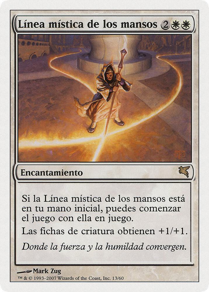 Leyline of the Meek (Spanish) - "Linea mistica de los mansos" (J13) (PSAL)