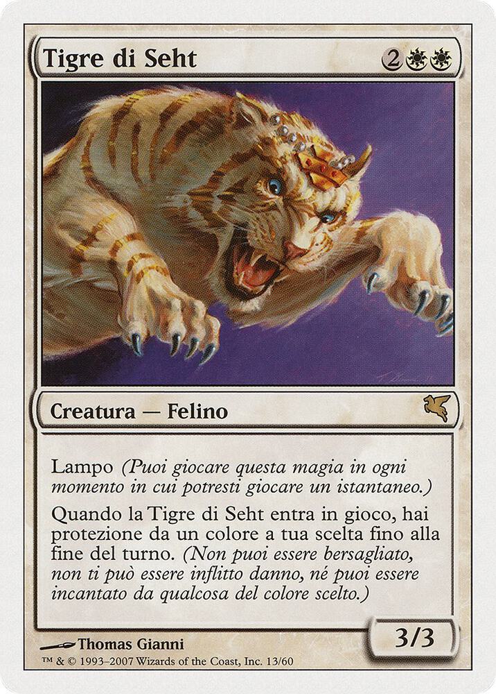 Seht's Tiger (Italian) - "Tigre di Seht" (L13) (PSAL)