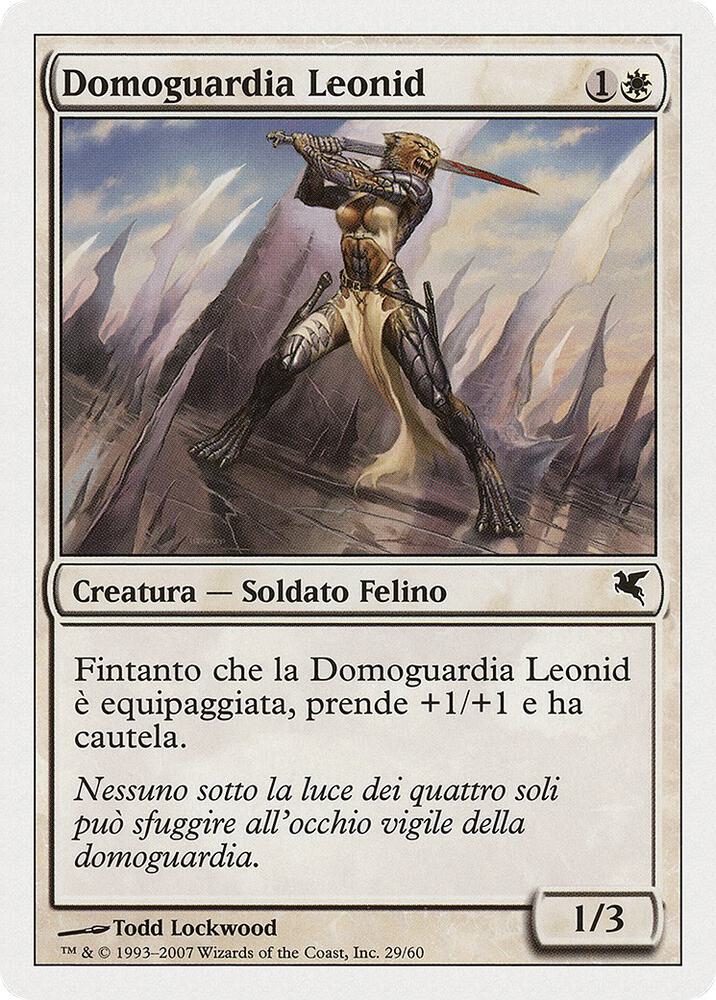 Leonin Den-Guard (Italian) - "Domoguardia Leonid" (L29) (L29) (PSAL)
