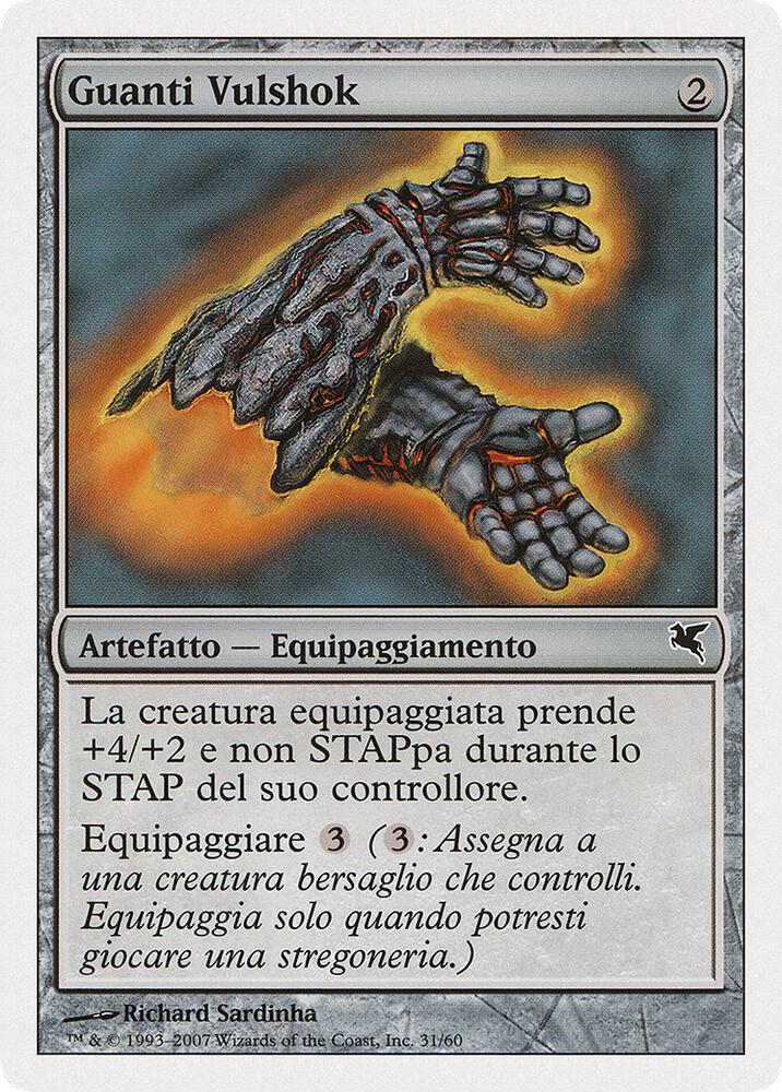 Vulshock Gauntlets (Italian) - "Guanti Vulshok" (L31) (PSAL)