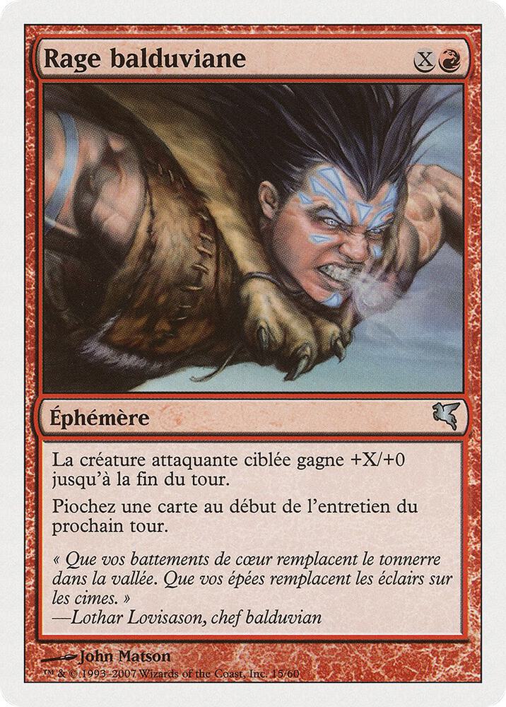 Balduvian Rage (French) - "Rage balduviane" (I15) (I15) (PSAL)