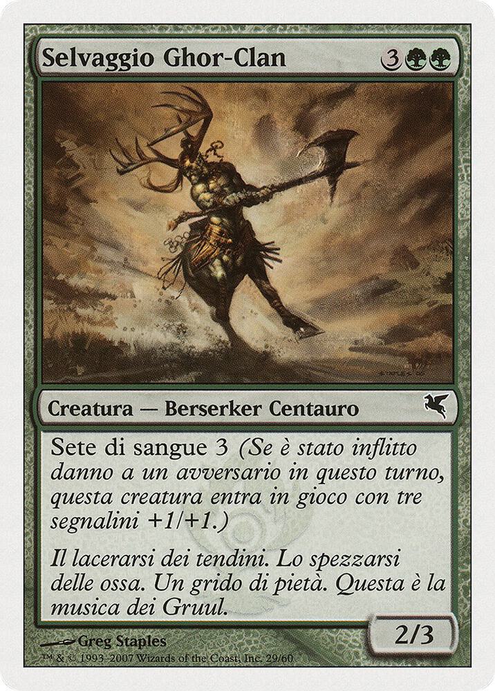 Skarrg, the Rage Pits (Italian) - "Selvaggio Ghor-Clan" (I29) (I29) (PSAL)