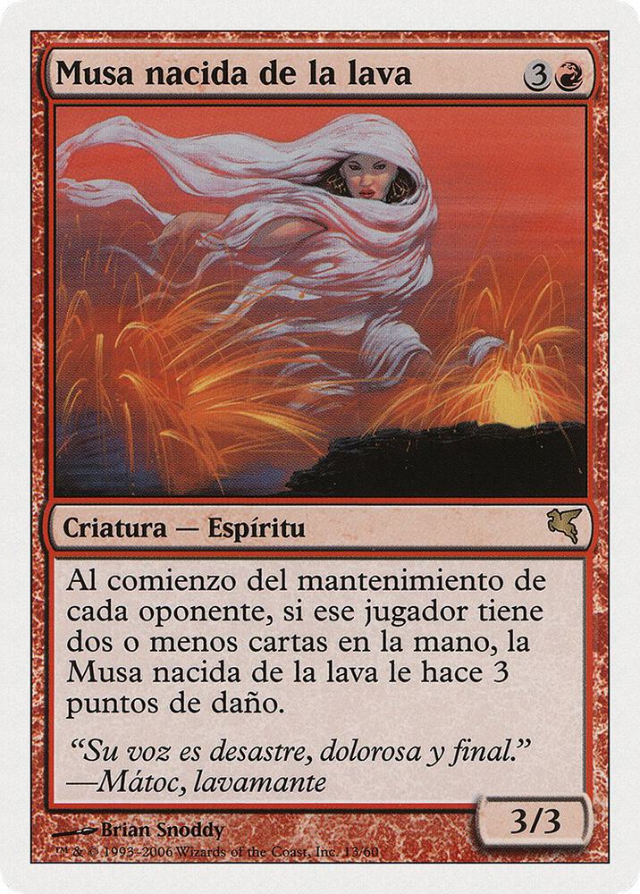Lavaborn Muse (Spanish) - "Musa nacida de la lava" (C13) (PSAL)