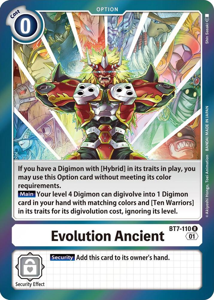 Evolution Ancient (BT7-110 R) (BT-07)