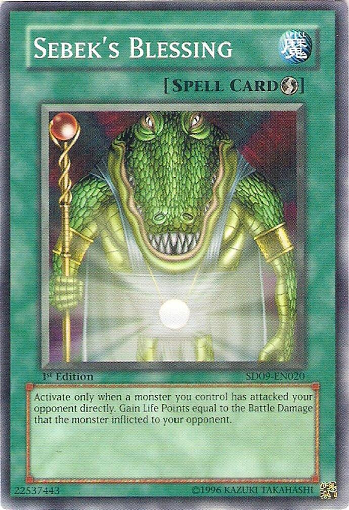 Sebek's Blessing (SD09-EN020) (SD09)