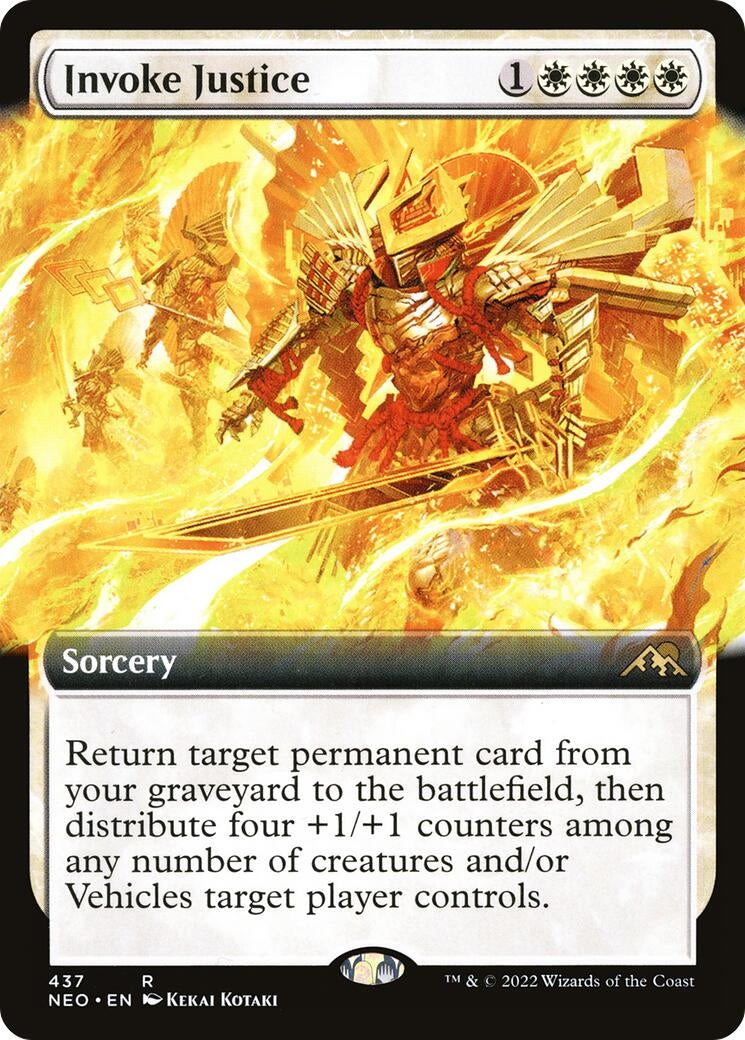 Invoke Justice (Extended Art) (437) (NEO)