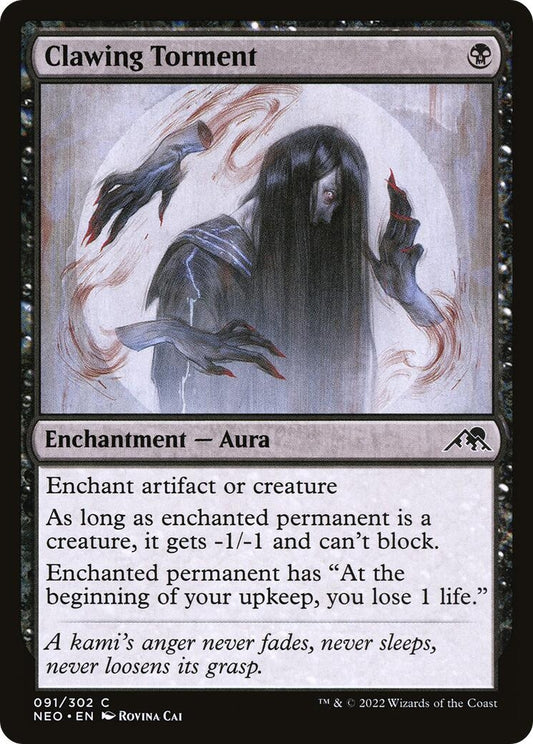 Image for Clawing Torment (91) (NEO) - Magic: The Gathering