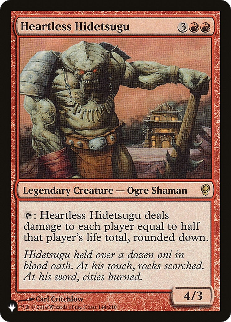 Heartless Hidetsugu (144/210) (LIST)