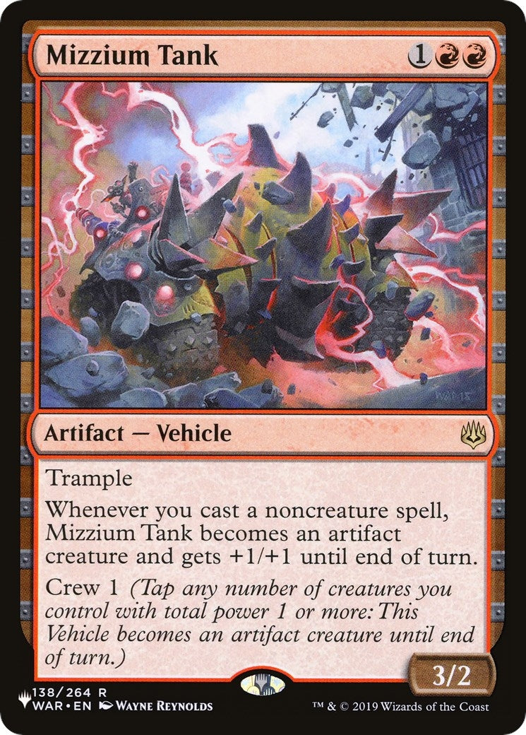 Mizzium Tank (138/264) (LIST)