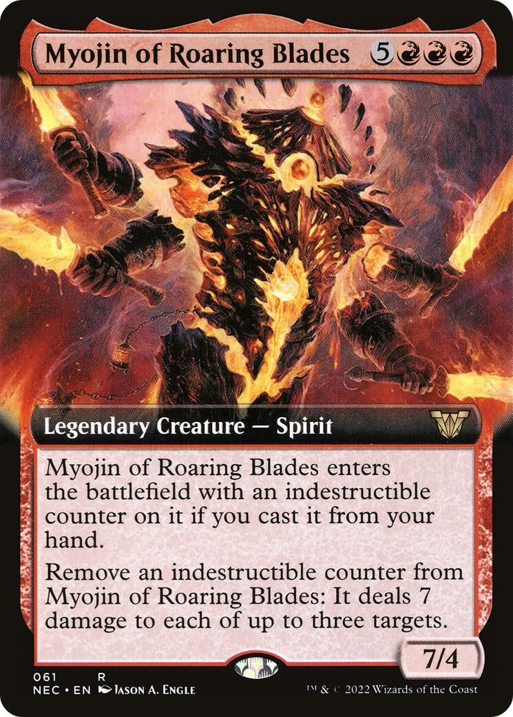 Myojin of Roaring Blades (Extended Art) (61) (NEC)