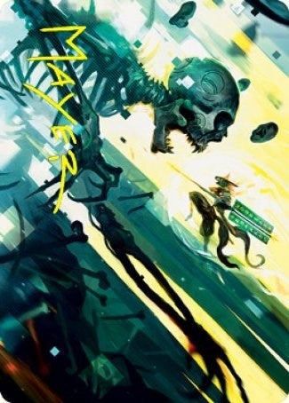 Repel the Vile Art Card (Gold-Stamped Signature) (4) (ASNEO)