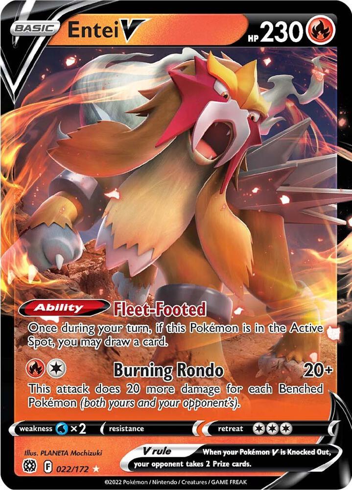 Entei V (022/172) (SWSH09)