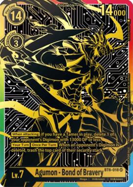 Agumon - Bond of Bravery (2021 Championship Finals 1st Place) (BT6-018 SR) (BT-06)