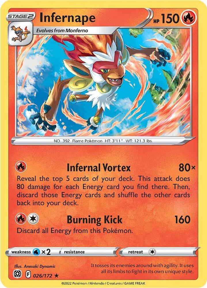 Infernape (026/172) (SWSH09)