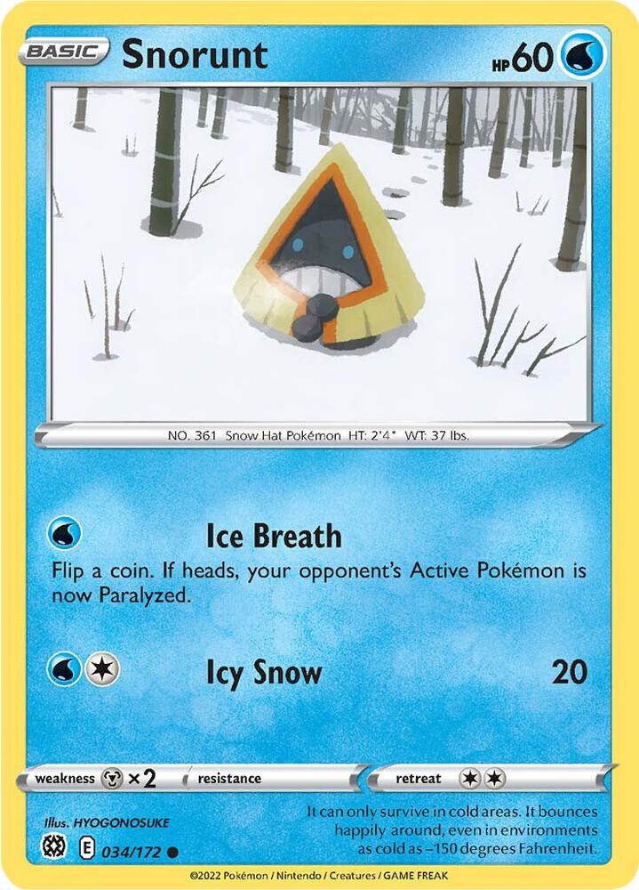 Snorunt (034/172) (SWSH09)