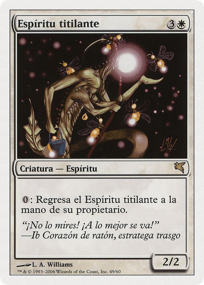 Blinking Spirit (Spanish) - "Espíritu titilante" (C49) (PSAL)
