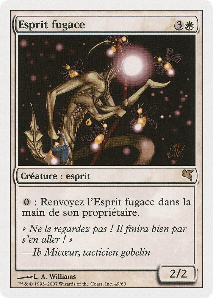 Blinking Spirit (French) - "Esprit fugace" (C49) (PSAL)