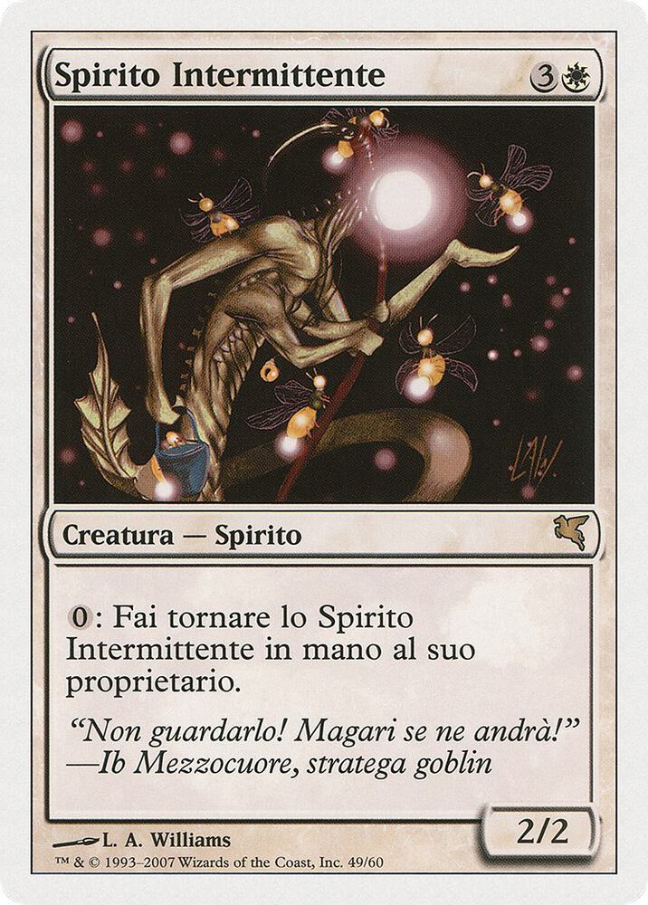 Blinking Spirit (Italian) - "Spirito Intermittente" (C49) (PSAL)