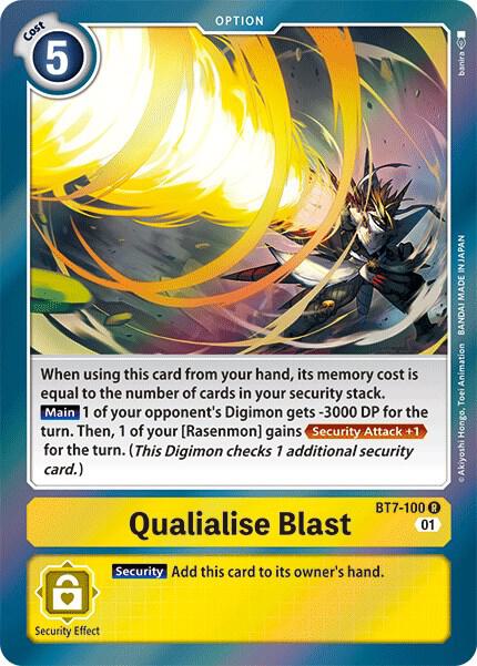 Qualialise Blast (BT7-100 R) (BT-07)
