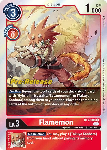 Flamemon (BT7-008 R) (BT-07_PR)