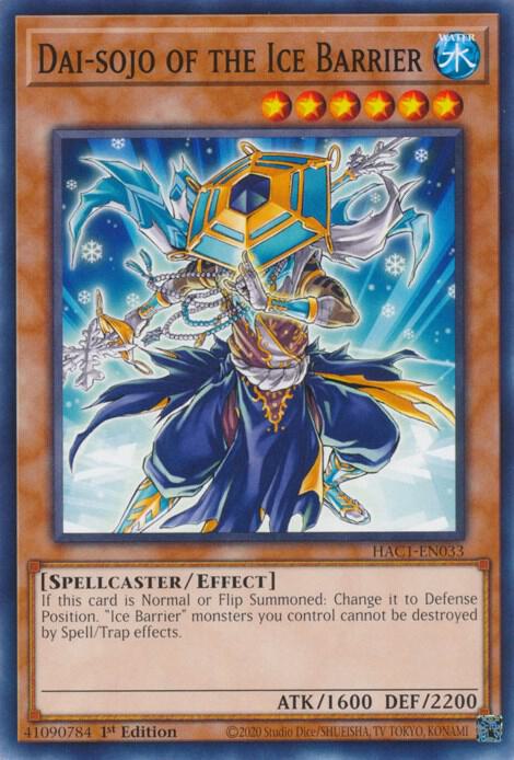 Dai-sojo of the Ice Barrier (HAC1-EN033) (HAC1)