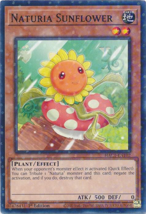 Naturia Sunflower (Duel Terminal) (HAC1-EN102) (HAC1)