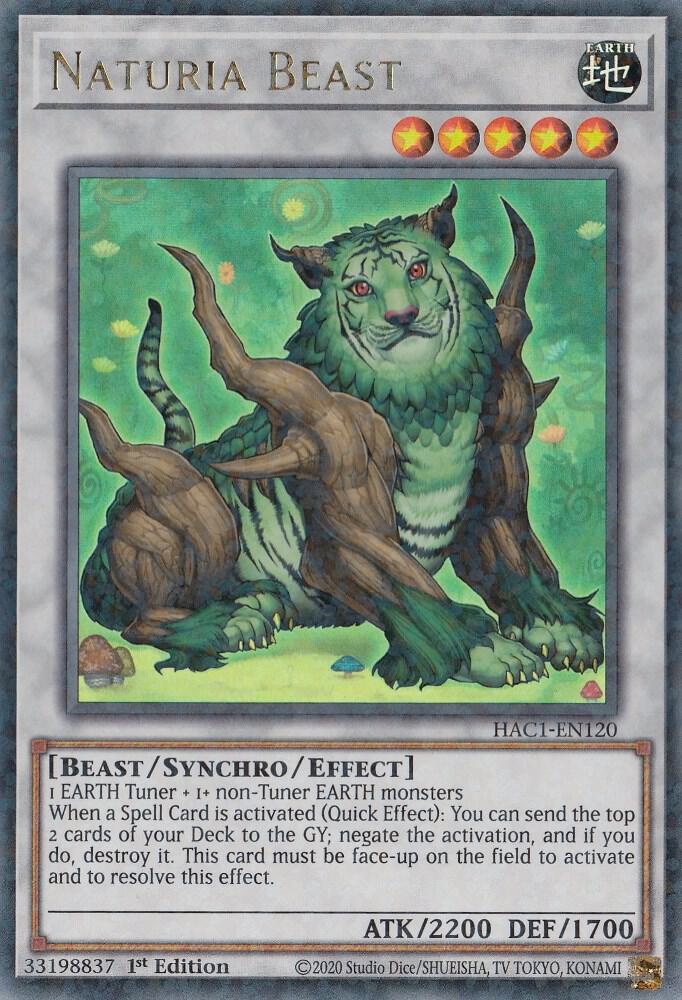 Naturia Beast (Duel Terminal) (HAC1-EN120) (HAC1)