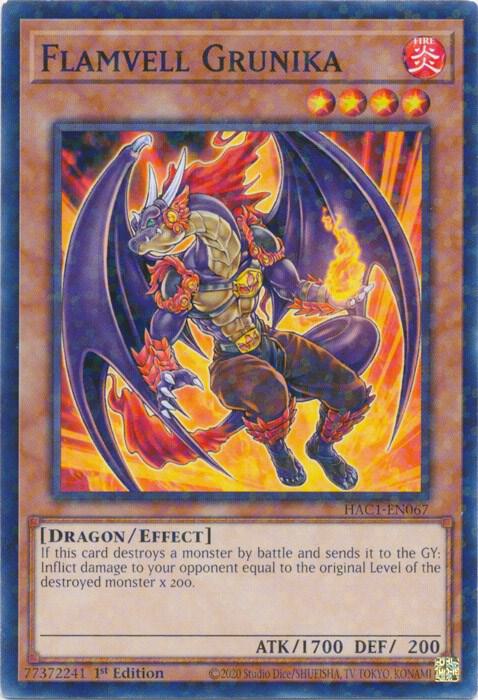 Flamvell Grunika (Duel Terminal) (HAC1-EN067) (HAC1)