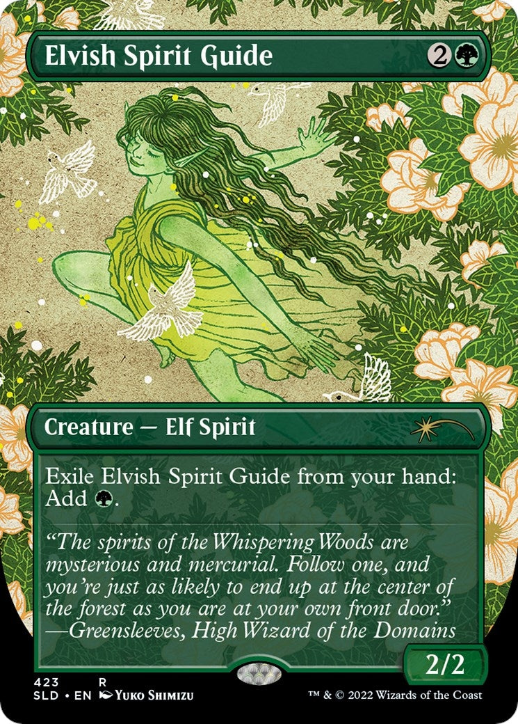 Elvish Spirit Guide (Borderless) (423) (SLD)