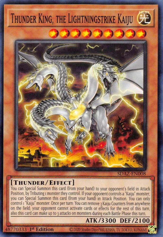 Thunder King, the Lightningstrike Kaiju (SDAZ-EN008) (SDAZ)