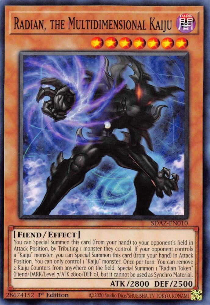 Radian, the Multidimensional Kaiju (SDAZ-EN010) (SDAZ)