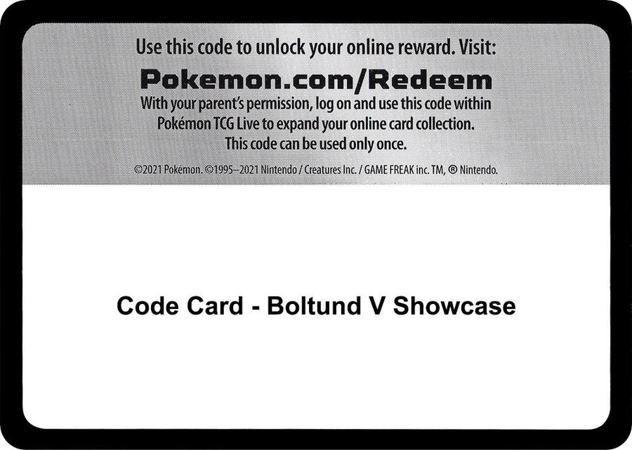 Code Card - Boltund V Showcase (MCAP)