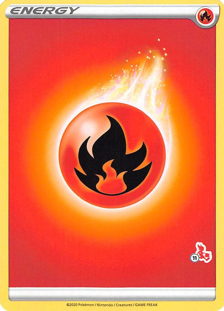 Fire Energy (#11 Cinderace Stamped) (BA22)