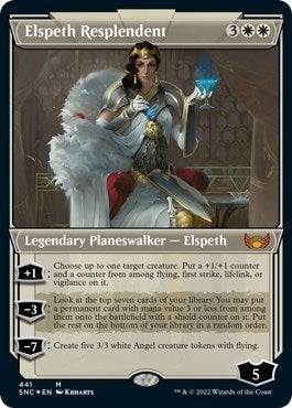 Elspeth Resplendent (Showcase) (Foil Etched) (441) (SNC)