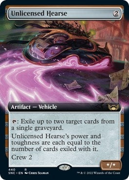 Unlicensed Hearse (Extended Art) (440) (SNC)