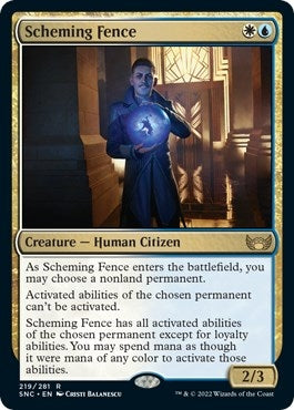 Scheming Fence (219) (SNC)