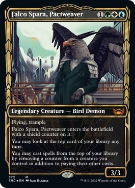 Falco Spara, Pactweaver (Gilded Foil) (372) (SNC)
