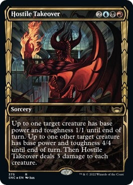 Hostile Takeover (Gilded Foil) (375) (SNC)