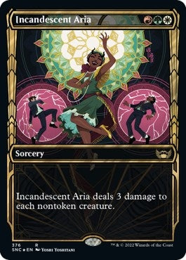 Incandescent Aria (Gilded Foil) (376) (SNC)