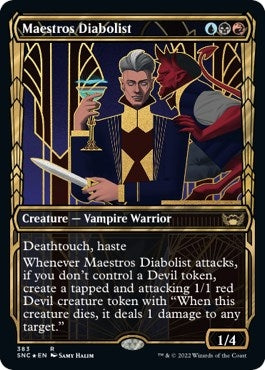 Maestros Diabolist (Gilded Foil) (383) (SNC)