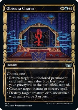 Obscura Charm (Gilded Foil) (388) (SNC)