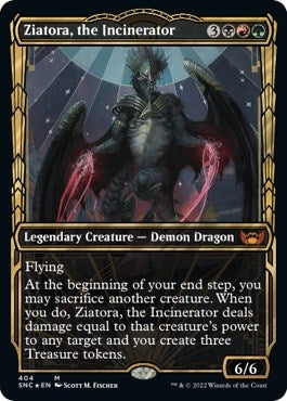 Ziatora, the Incinerator (Gilded Foil) (404) (SNC)