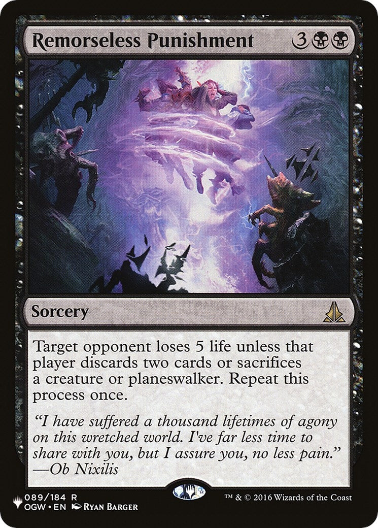 Remorseless Punishment (089/184) (LIST)
