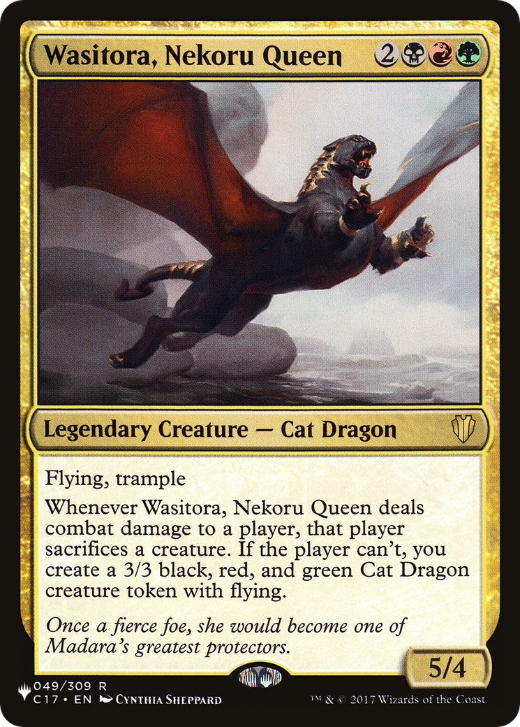 Wasitora, Nekoru Queen (049/309) (LIST)